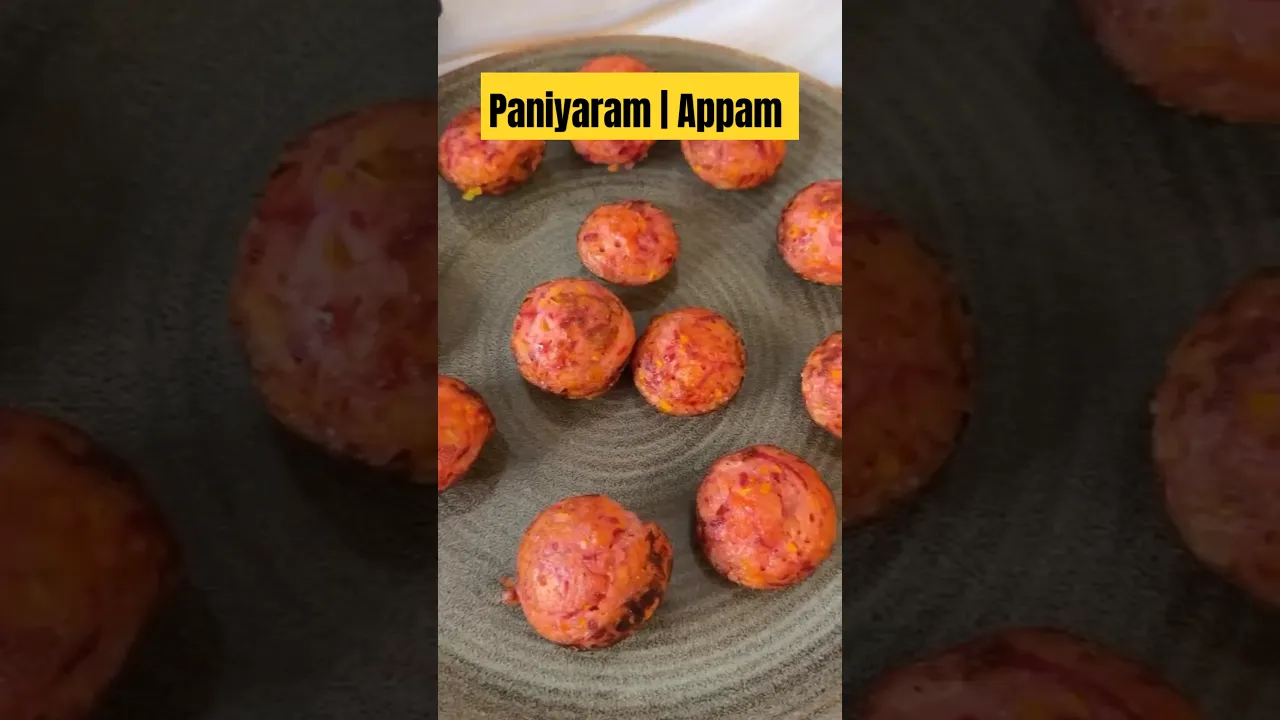 Mix veg paniyaram   Veg appam recipe #paniyaram #appam