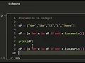 isnumeric vs isdigit in python