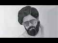 Yash drawing|Rocky bhai|how to draw yash step by step|KGF|KGF CHAPTER 2|drawing kgf rocky bhai