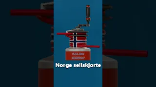 Norge seilskjorte – Sailing Norway #shorts #sailinglife #sailing #etsy #norway #norge