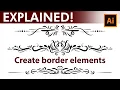 Adobe Illustrator Tutorial - How to Design Vintage Border Elements