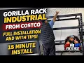 200 GORILLA RACK Industrial From COSTCO - Tips FULL INSTALL