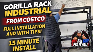 200 GORILLA RACK Industrial From COSTCO - Tips FULL INSTALL
