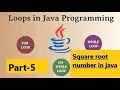Square number in java to find Square numbers in java Part-5