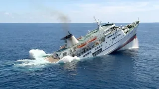 Biggest Sinking Ships Caught on Camera