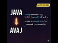 Java String Reverse Master the For Loop Logic