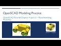 OpenSCAD 011 - Tutorial Chapter4 Part2