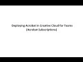 Deploying Acrobat XI for Creative Cloud Team Subscribers Mac Adobe Acrobat