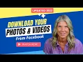 Download Lagu The New Way to Download Your Photos \u0026 Videos From Facebook [Updated 2022]