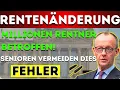 Download Lagu 🚨 Rentenänderung ab 4. September – Millionen Rentner betroffen!