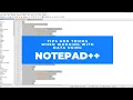 Notepad Tips and Tricks Poor man s t-sql formatter and JSON Viewer