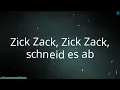 Rammstein - Zick Zack (Text)