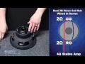 How to Wire a Dual 2 ohm Subwoofer to a 4 ohm Final Impedance Car 101