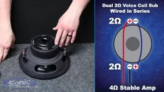 How to Wire a Dual 2 ohm Subwoofer to a 4 ohm Final Impedance Car 101