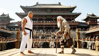 【武俠電影】囂張日本武士上門挑釁，怎料老頭是功夫宗師，一拳秒殺他。 #抗日#武侠#动作#功夫動作