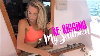 Re-Rigging my 2-29 Cal for Single Handing | SMLS S10E03