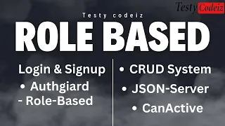 Angular complete role based authentication tutorial