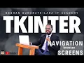 Tkinter Widgets Navigation Between Screens 11 Creating UI with Python Sinhala
