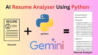 AI Resume Analyzer Using Python Gemini AI Gemini AI Project Tutorial AI Resume Analyser