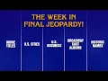 A Week in Final Jeopardy 25- 25 JEOPARDY