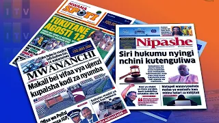 🔴MAGAZETI AGOSTI 29, 2026: AG AFUNGA MJADALA WA NAFASI YA MAKAMU WA RAIS