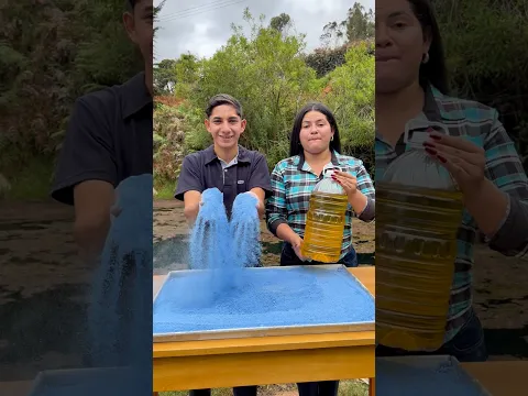Hicimos jabón en polvo con aceite 😱🧼 // los escachaitos