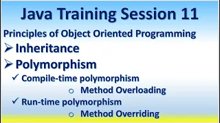 Java Training Session 11 Object Oriented Programming Inheritance Polymorphism Overloading Overriding