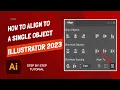 Adobe Illustrator - How To Align To A Single Object Key Object Does NOT Move