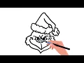 How To Draw The Grinch Easy For Kids How To Draw Cartoon Characters