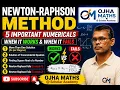 Newton Raphson method Part II Numericals