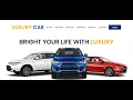 How to Create a Responsive Luxury Car Website Using HTML CSS Bootstrap Step By Step