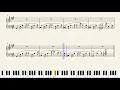 Undertale OST Home Piano solo sheet music