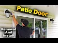 How To Remove And Install A Patio Door - QUICK AND EASY Step-By-Step Tutorial