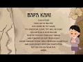 Download Lagu Doa Bapa Kami, Salam Maria dan Kemuliaan dalam Bahasa Inggris.