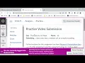 Start and Submit Kaltura in Canvas