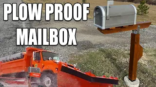 Build a Snowplow Proof Mailbox Post Easy DIY