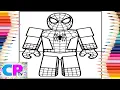 Roblox Spider-Man Coloring Superhero Coloring