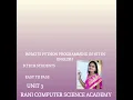 WHAT IS PYTHON PROGRAMMING IN IOT INTERNET OF THINGS IN ENGLISH B TECH STUDENTS