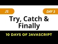 HackerRank 10 Days of JavaScript Solutions Try Catch and Finally Day 3