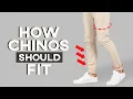 How Chinos SHOULD Properly Fit A SIMPLE GUIDE FOR THE MODERN FIT