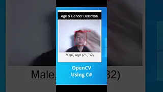 Creating Age and Gender Detection in a WinForms App with C and OpenCvSharp
