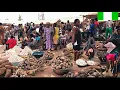 Download Lagu Hari pasar desa pedesaan Afrika di Tse-Kucha, Nigeria, Afrika Barat
