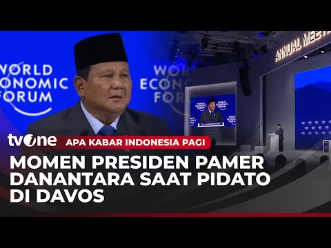 Presiden Prabowo Pamer Kinerja Danantara di WEF Swiss