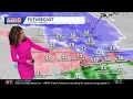 Sun before snow rain sleet moves in Friday