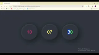 Amazing Working Digital Clock using Html CSS SVG Javascript Simple Javascript Project