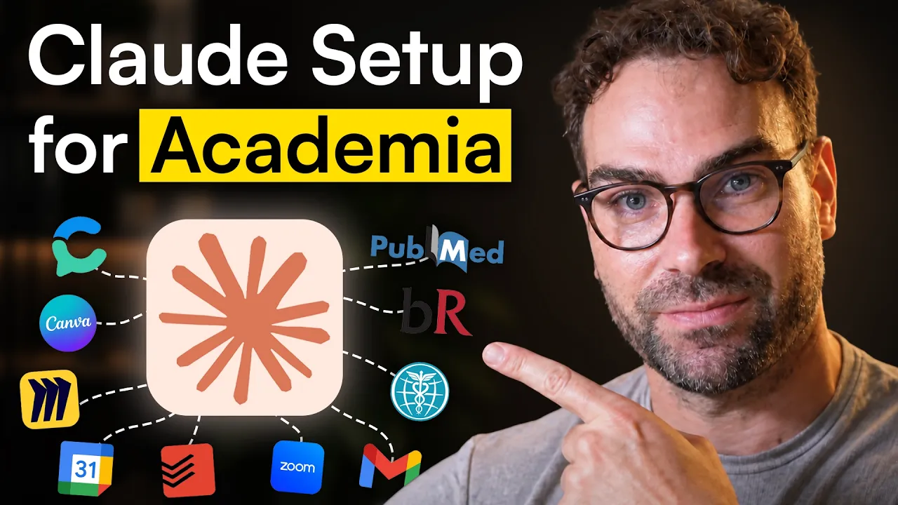 How To Use Claude For Academic Research (My Actual AI Stack): video thumbnail