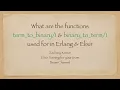 Erlang functions and