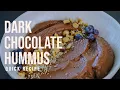 Dark Chocolate Hummus easy and healthy