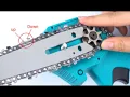 4 inch chainsaw and 6 inch chainsaw assembly