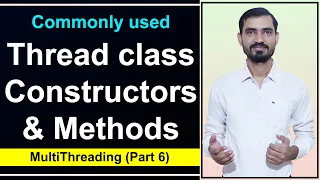 Thread class Methods Constructors Multithreading in Java by Deepak Hindi